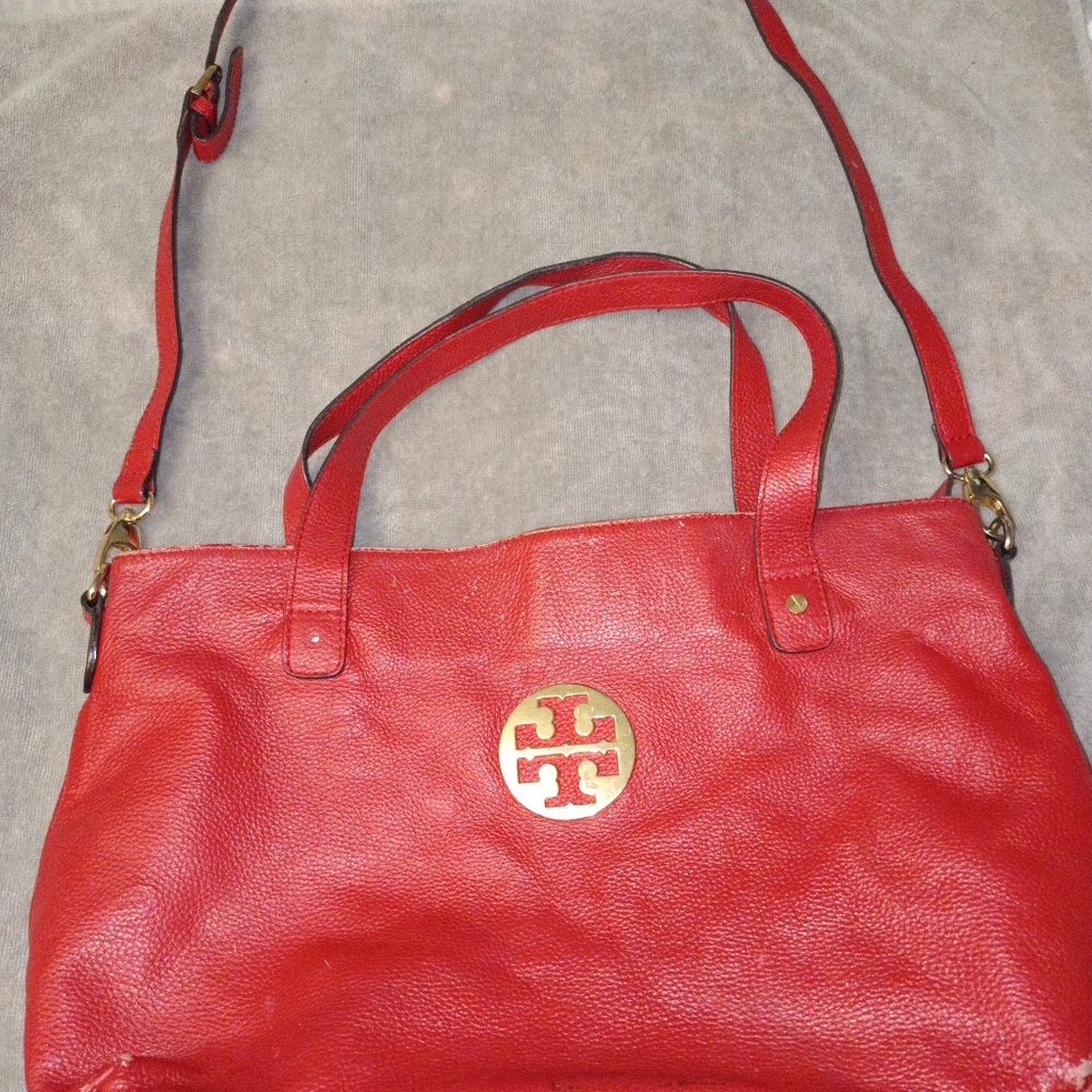 Tory Burch red hand bag